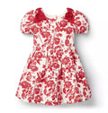 The Floral Quilted Bow Dress