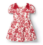 The Floral Quilted Bow Dress