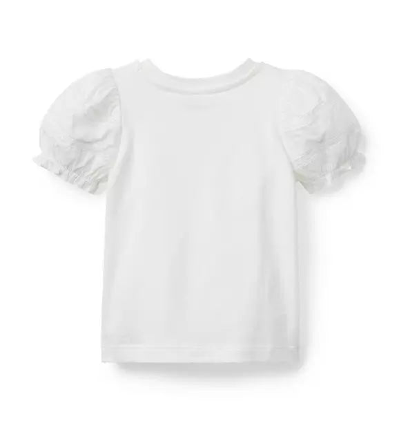 Lace Puff Sleeve Top