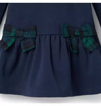 Tartan Bow Ponte Dress