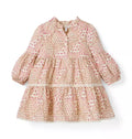 Patchwork  Floral Tiered Dress