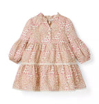 Patchwork  Floral Tiered Dress