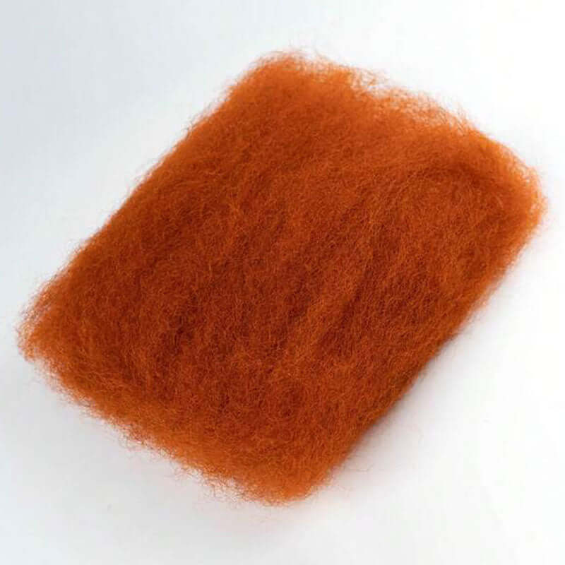 QVR Ginger Orange Afro kinky Bulk Hair Extensions For Braiding Dreadlock Human Hair