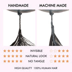 QVR Lightweight T2/30 Color Deep Wave Feather Crochet Braid Human Hair Extensions