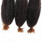 QVR Ombre Spring Twist Hair T1B/30 Color Type 3C 4A Hair Extensions