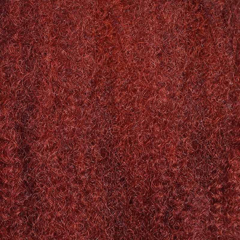 QVR Reddish Brown Color Afro Kinky Bulk Human Hair For Braiding Dreadlock Hair