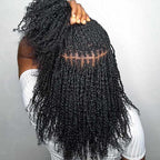QVR Best Quality Kinky Twist Style 4 Packs Afro kinky Bulk Braiding Human Hair